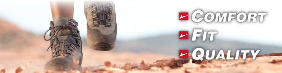 Comfort Fit Quality | running on dirt